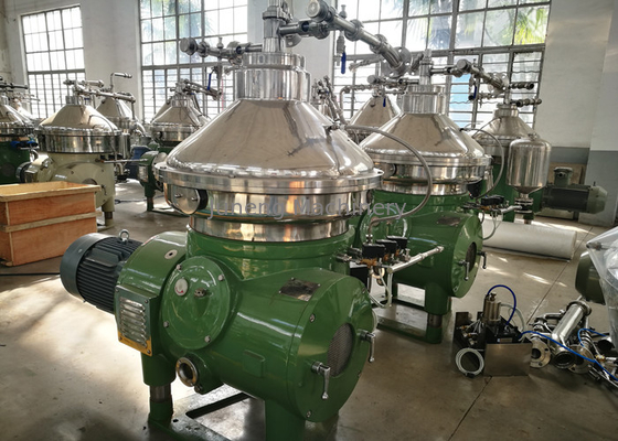 kopen Van de het Water Centrifugaalseparator 22kw van de roestvrij staalschijf de Olieachtige Automatische Ononderbroken Verrichting online manufacture
