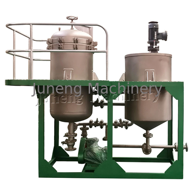 Stainless Steel 304 Vertical Pressure Leaf Filter 2m2 Filtration Area