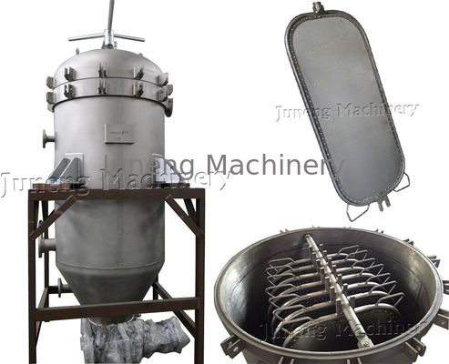 Stainless Steel 304 Vertical Pressure Leaf Filter 20m2 Filtration Area